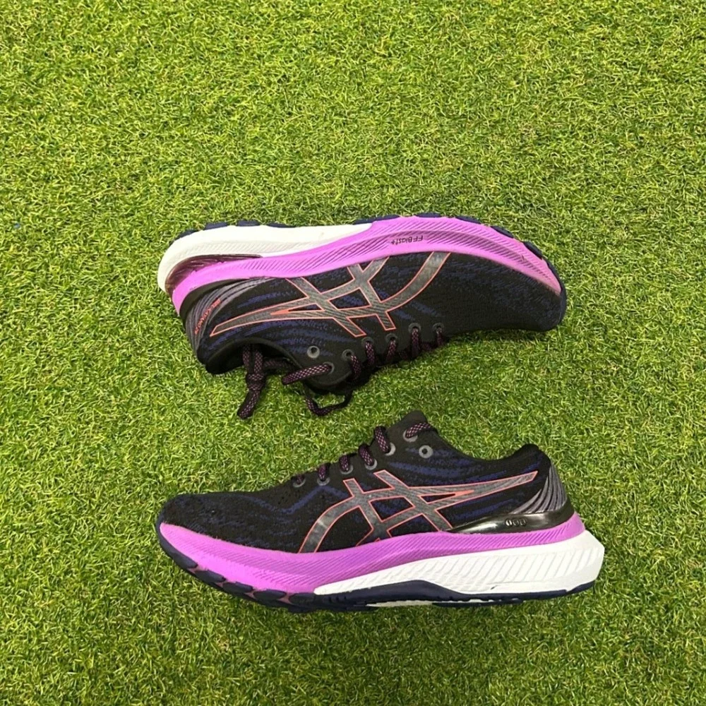 Asics Gel Kayano 29 Womens Running Shoes Black Purple 1012B272 Size 6